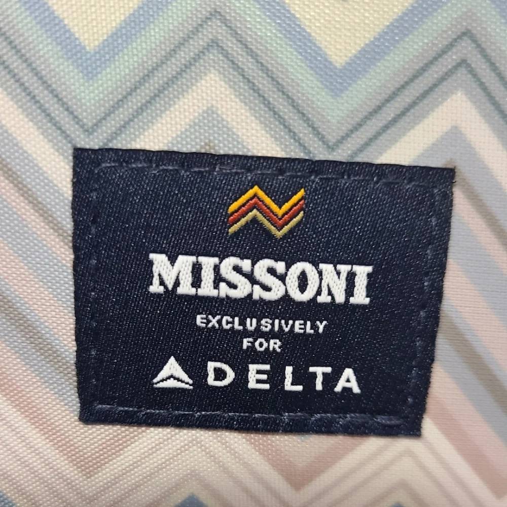 Missoni x Delta One Exclusive Blue Zigzag Accessory Case